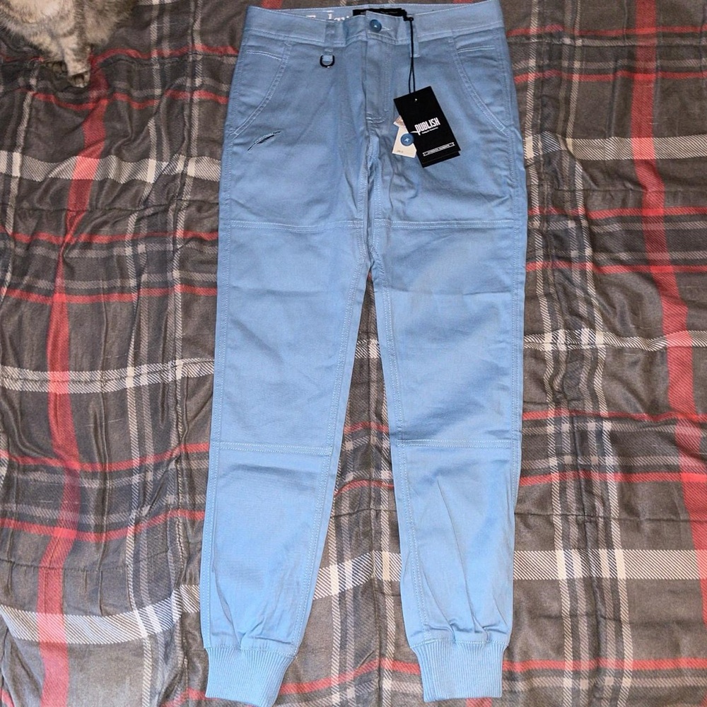 Publish Brand ‘Today For Tomorrow’ Sky Blue Joggers